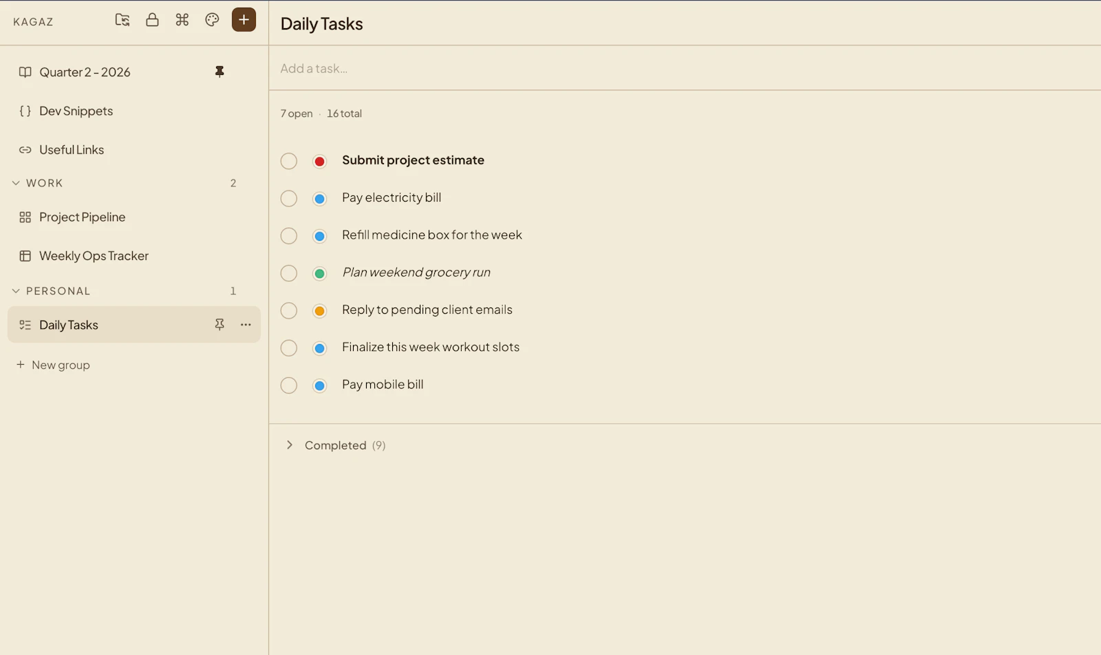 Kagaz screenshot 4