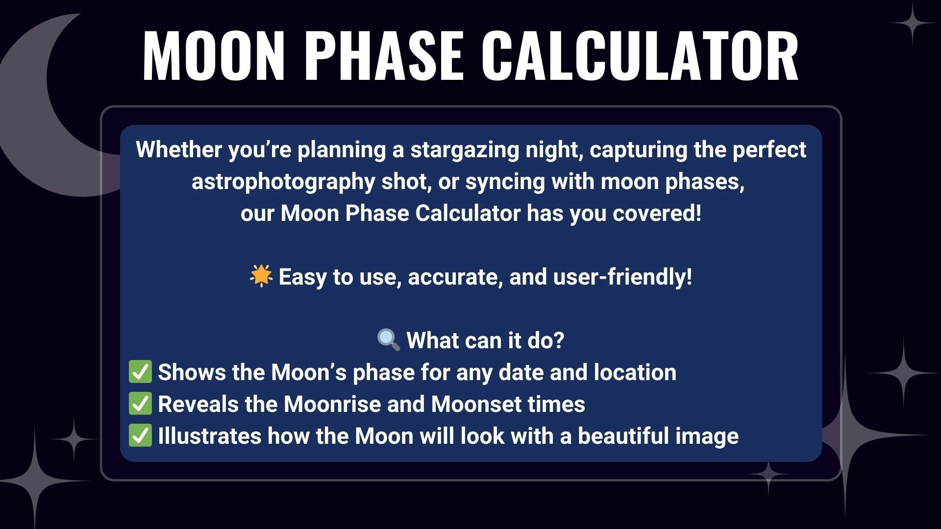 Moon Phase Calculator media 1