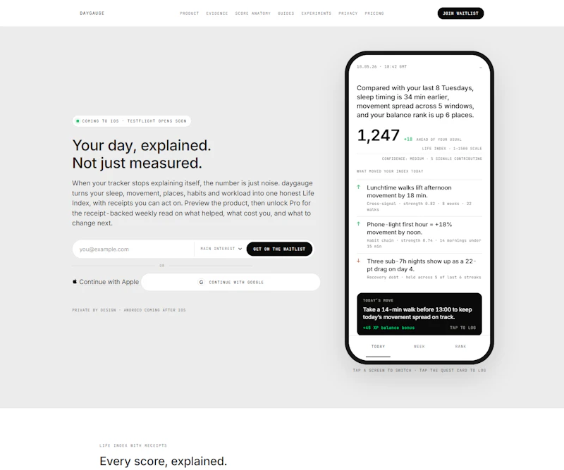 daygauge screenshot 1