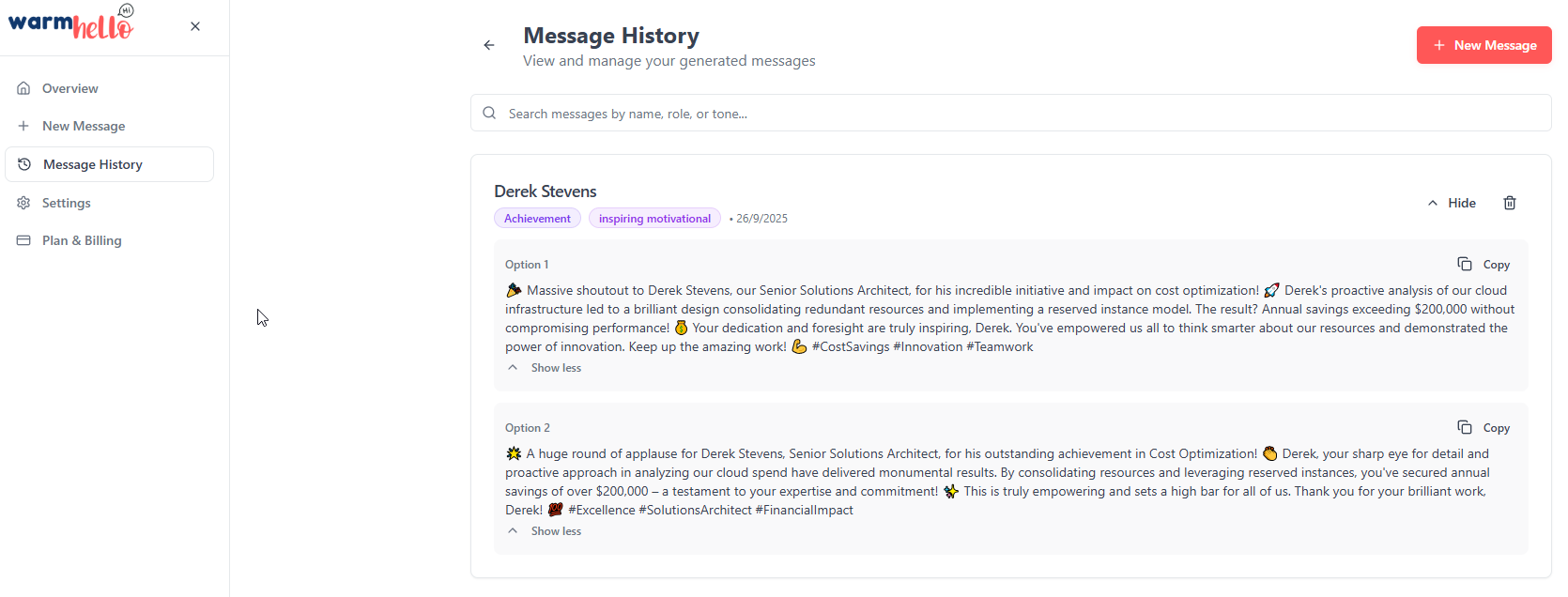 Team Announcements that feels real gallery image