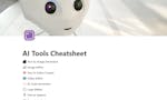200+ Free AI Tools Cheatsheet image