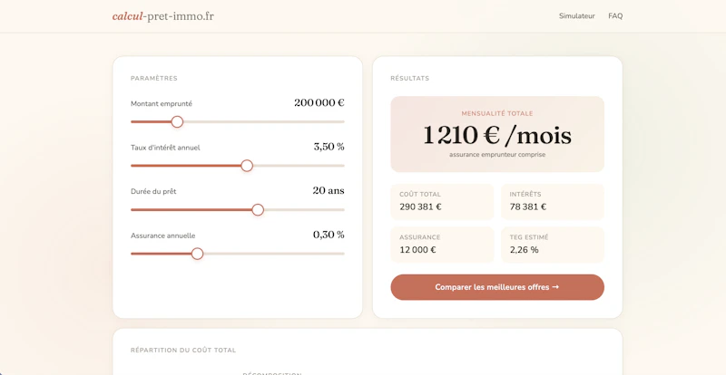 pret-immo.fr screenshot 1