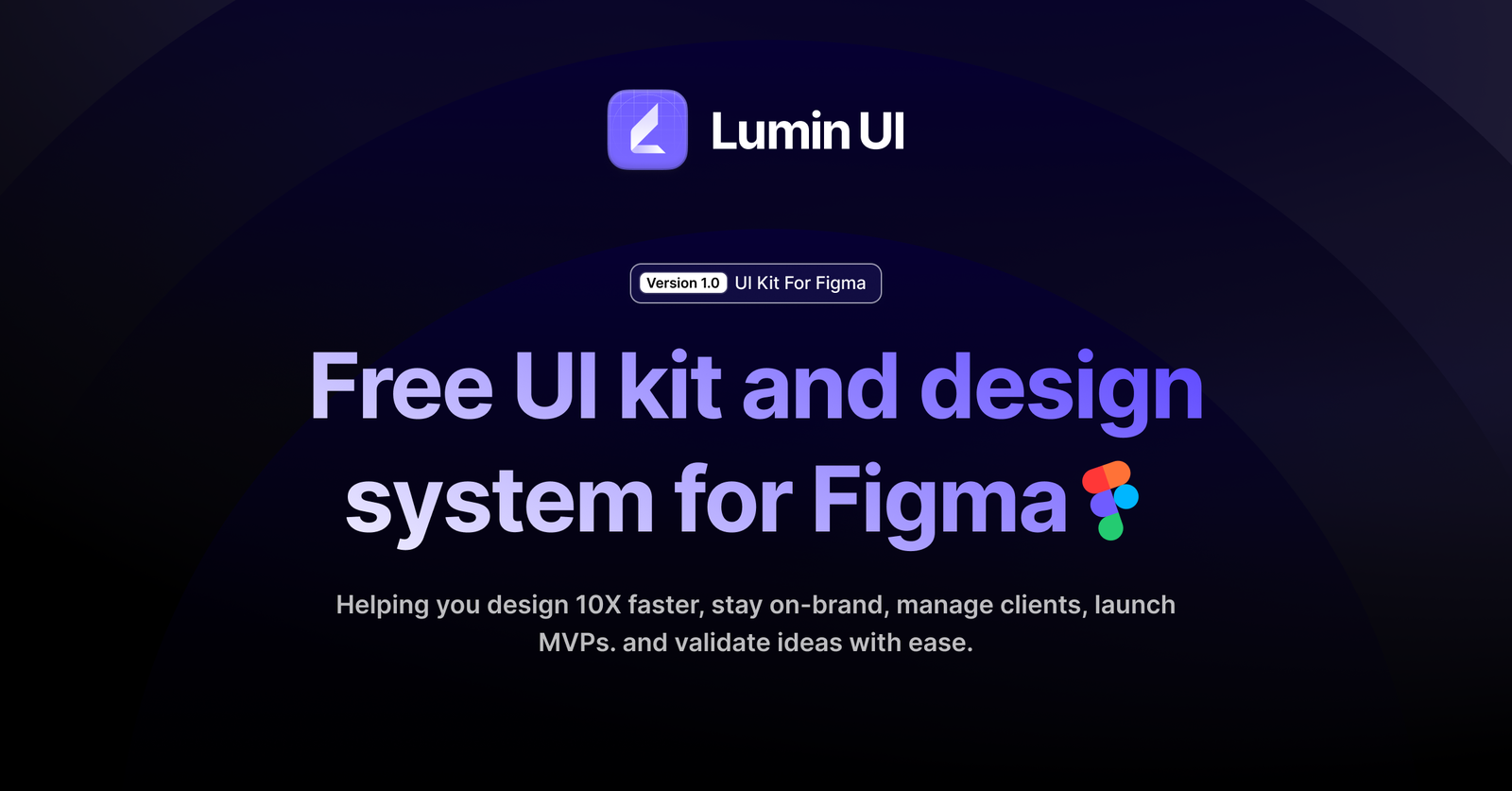 Lumin UI - Main screenshot showing features and interface
