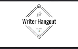 Writer Hangout media 2