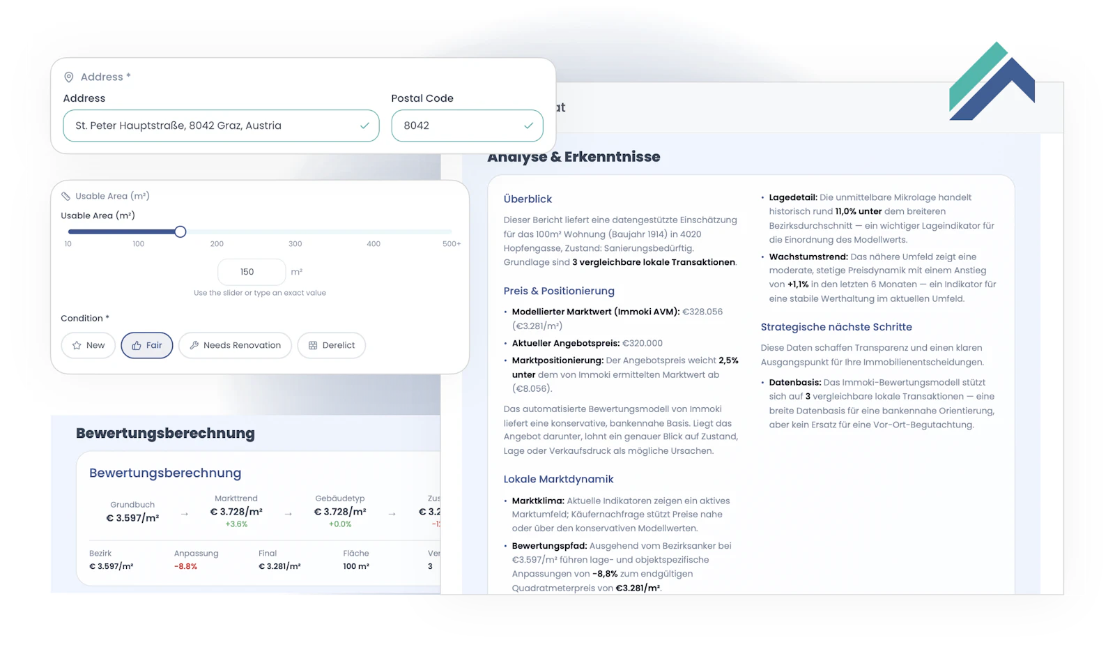 Immoki.at - Immobewertung für Makler screenshot 4