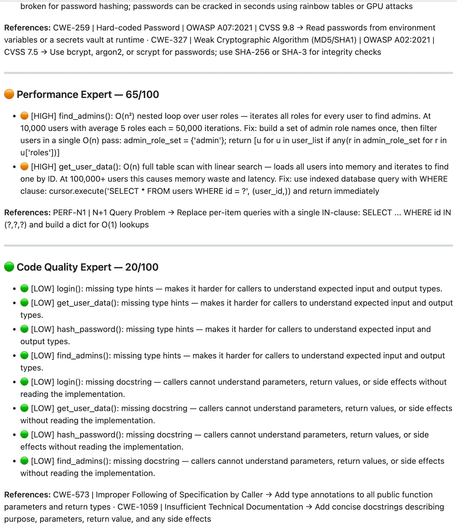 Autonomous code review agent screenshot 3