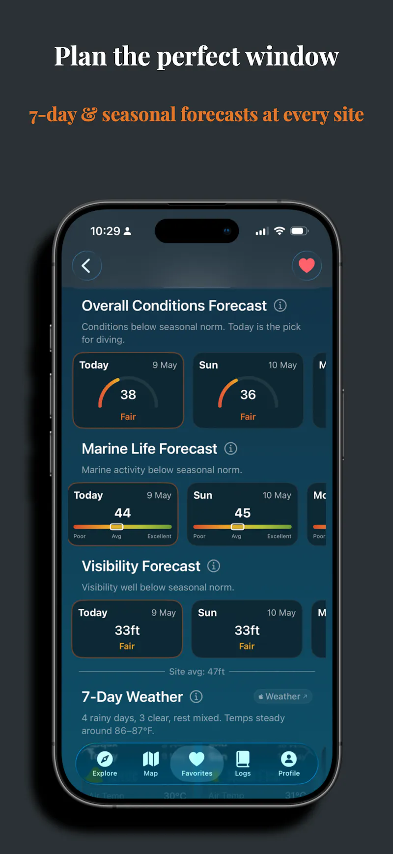 DiveSight: Scuba Forecasts screenshot 2