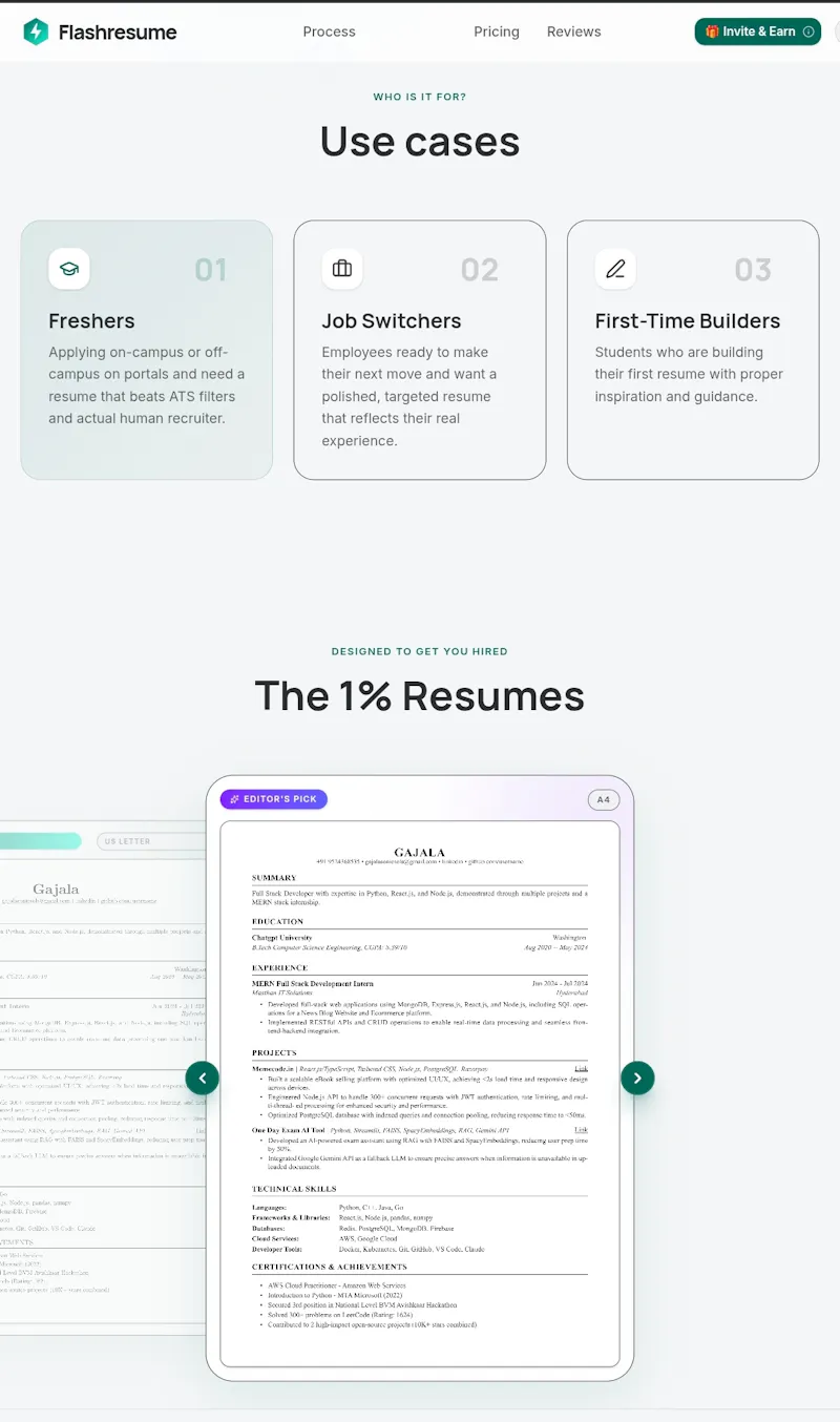 Flashresume screenshot 6