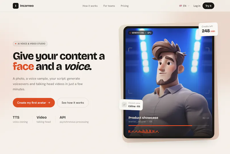 Incarneo screenshot 1