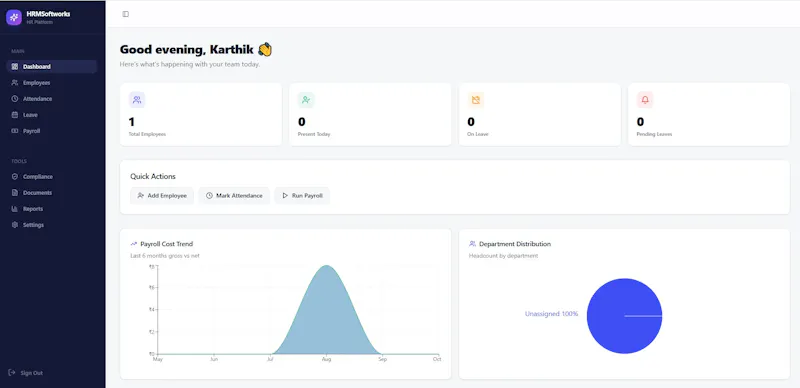 HRM Softworks - HR Management Platform screenshot 2