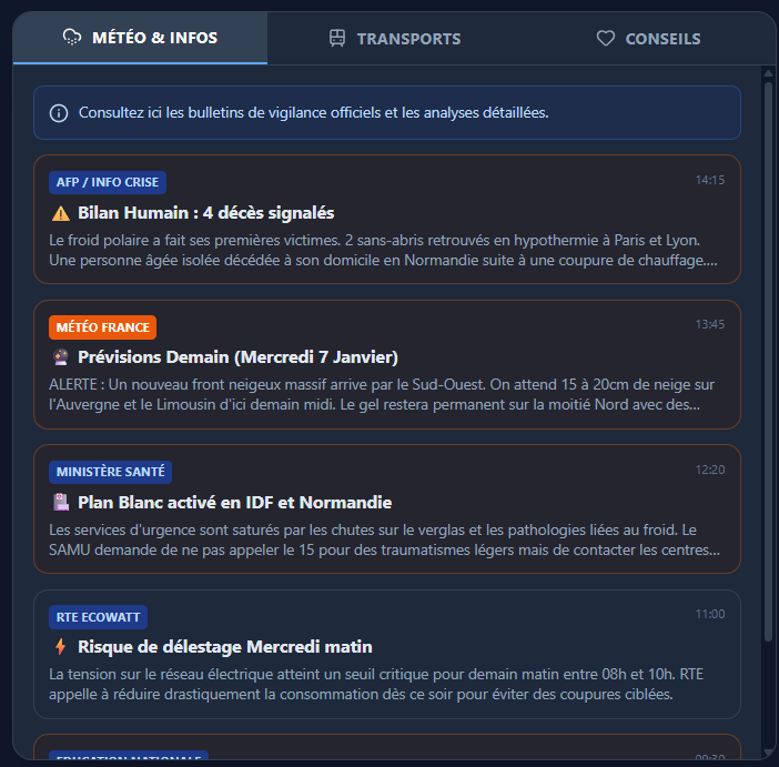 Hexagone Alerte - Screenshot 3 showing product features and functionality