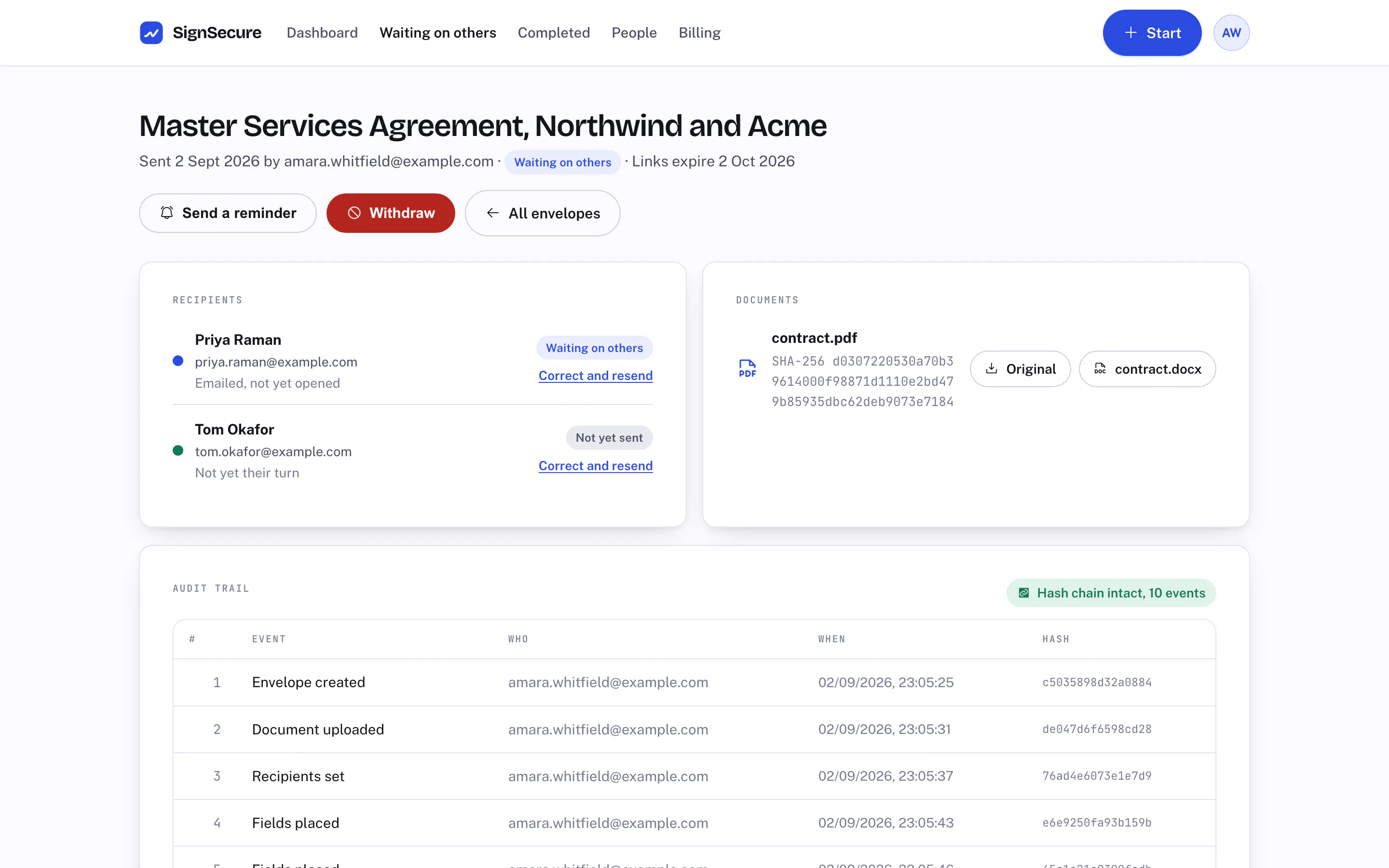 E-signature tool with AI Identity Checks screenshot 5