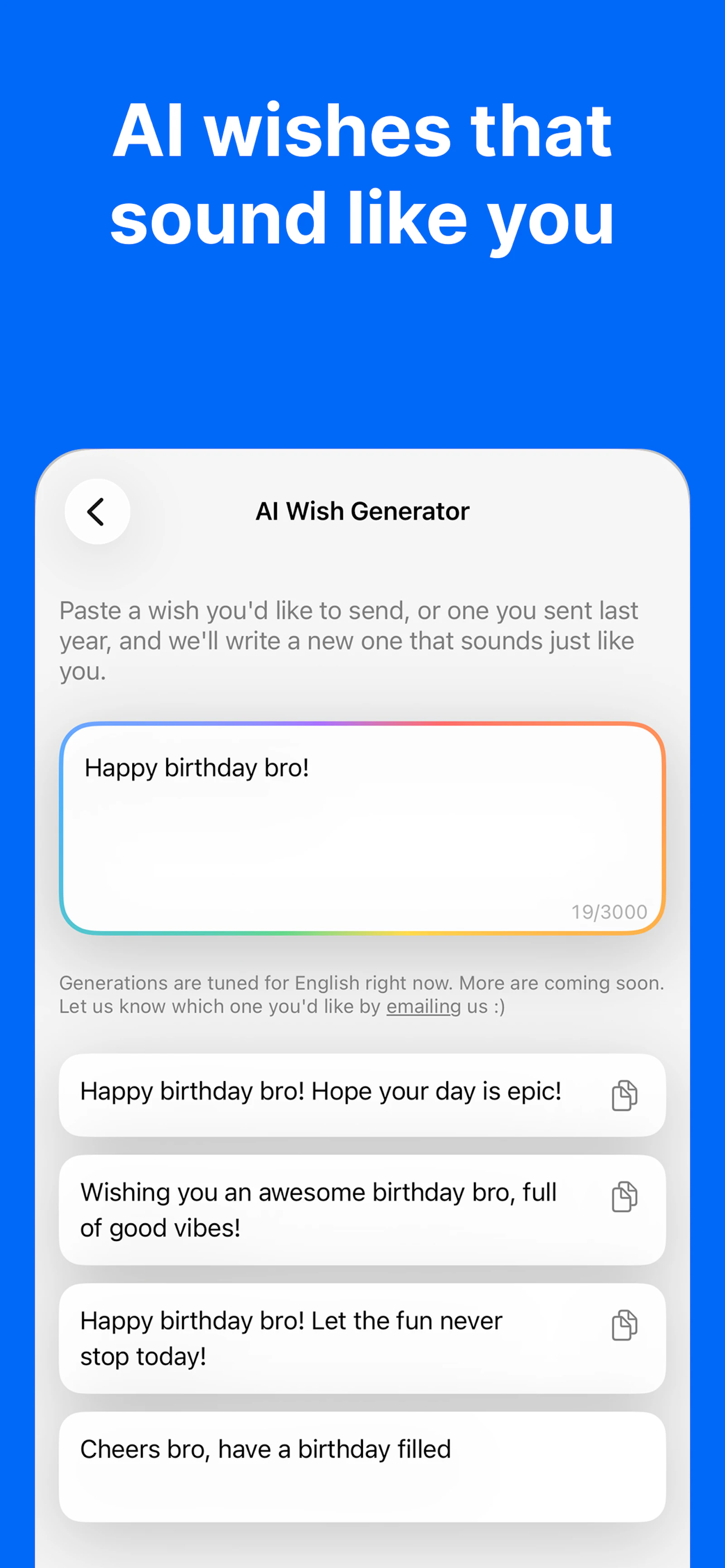 Birthday Reminder + AI Wishes screenshot 3