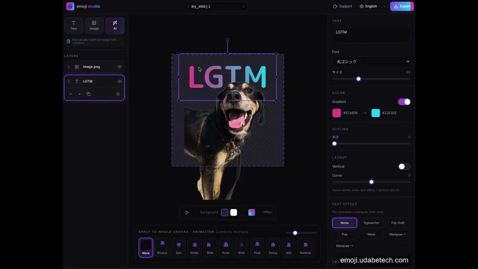 emoji studio screenshot 1 (video preview)