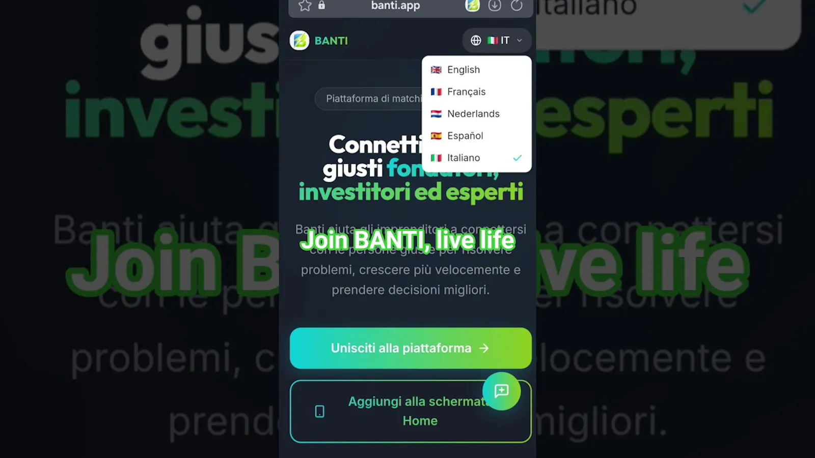 BANTI screenshot 1 (video preview)