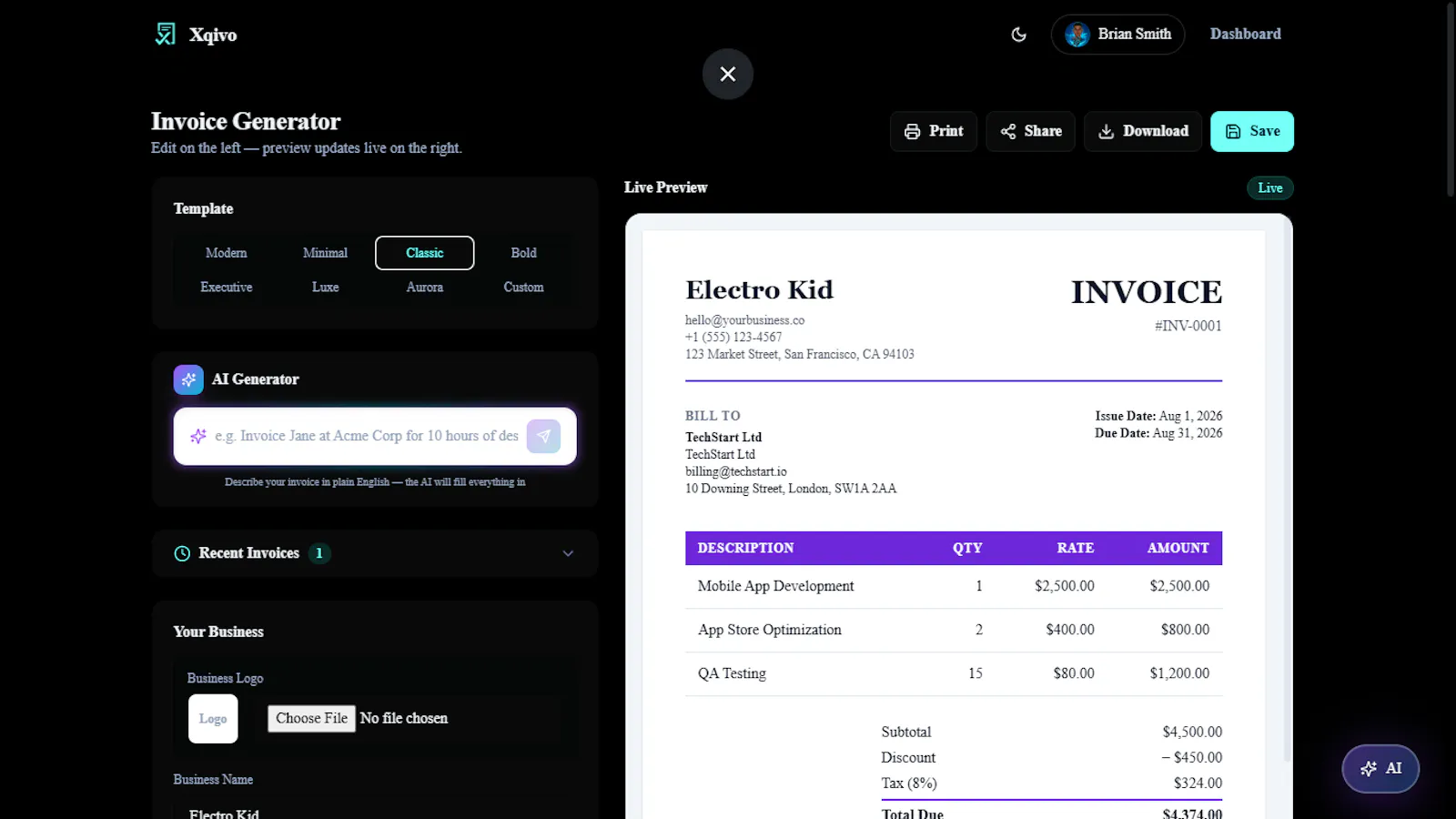 	Xqivo screenshot 3