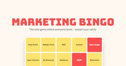 Marketing Bingo - I call bullsh*t gallery image