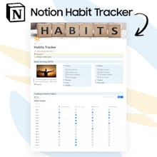 Notion Habit Tracker For Free gallery image