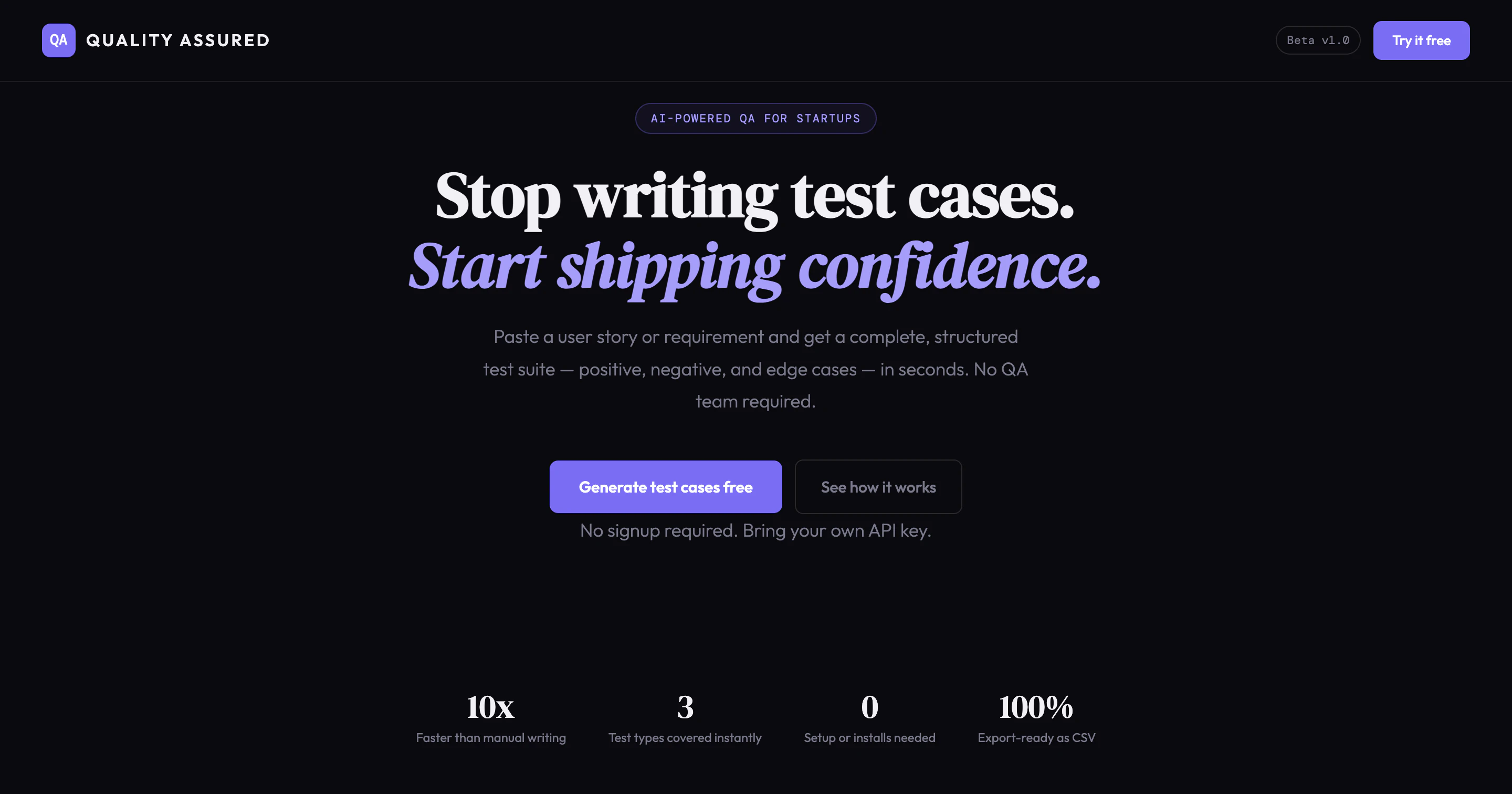 Quality Assured logo