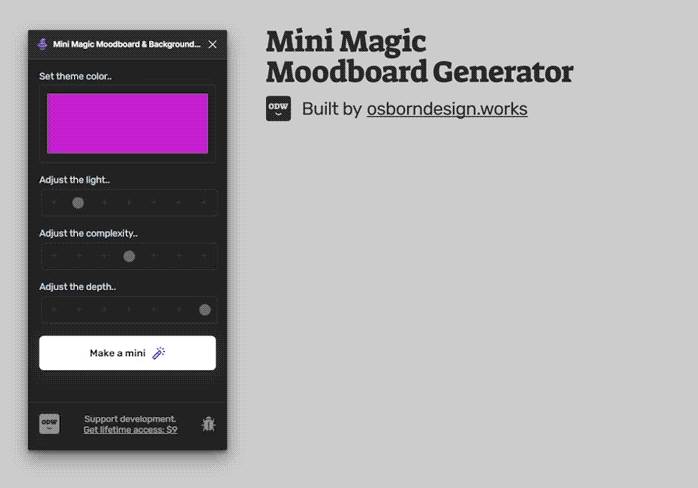 Mini Magic Moodboard Figma Plugin media 3