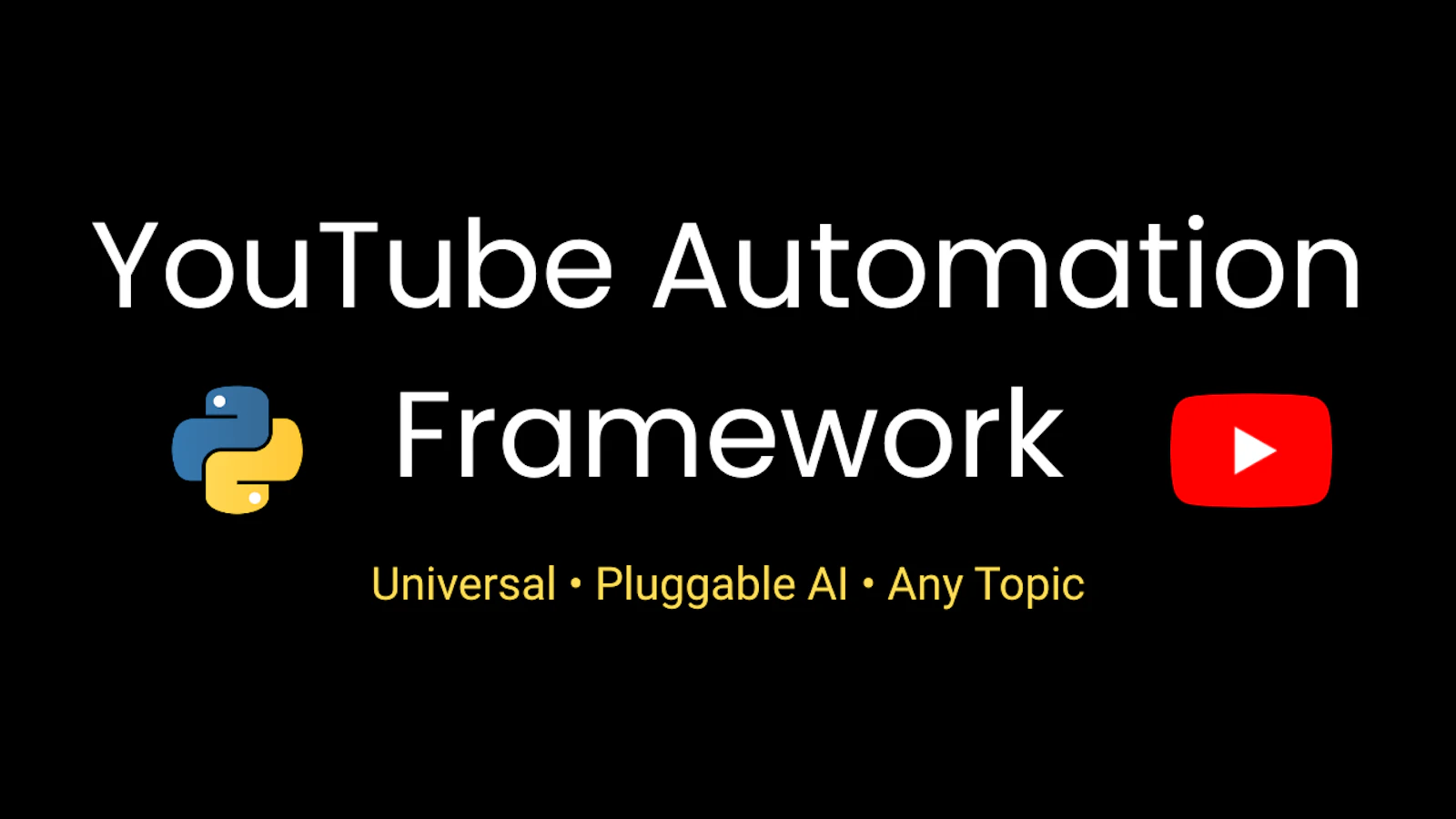 YouTube Automation Framework screenshot 1