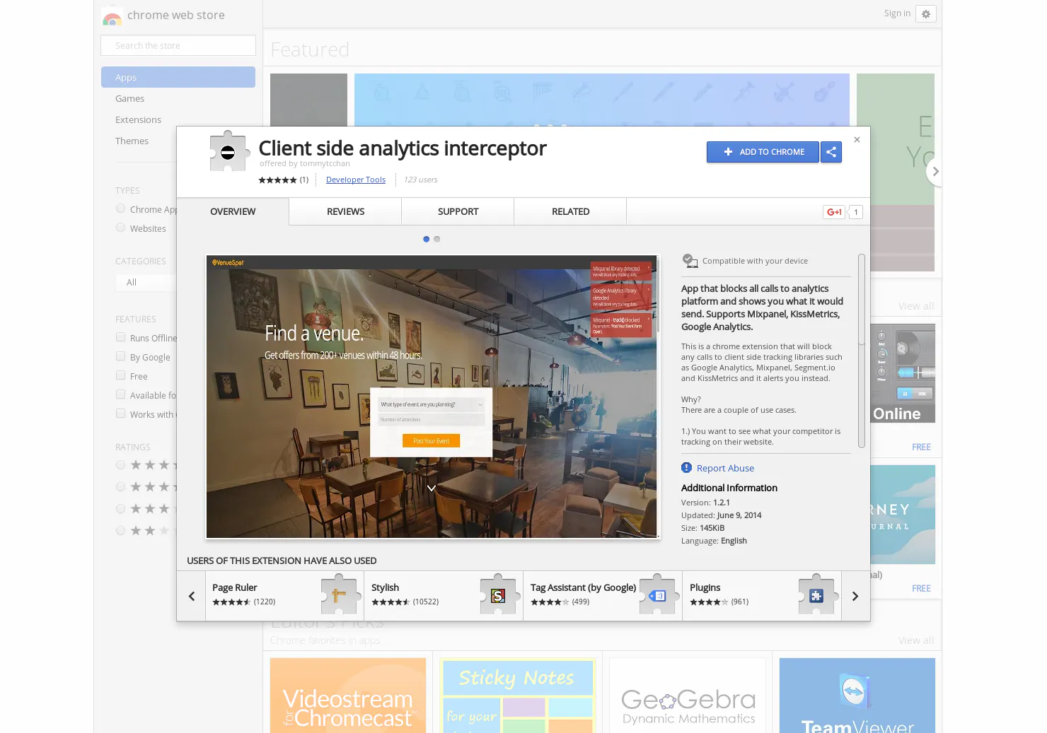 JS Analytics Blocker