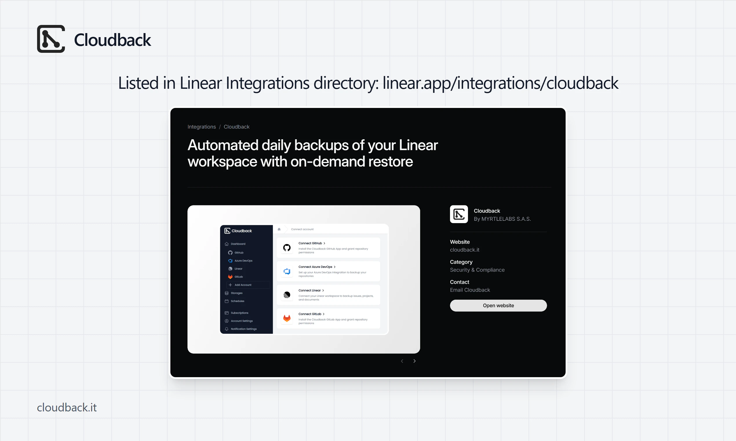 Cloudback for Linear screenshot 5