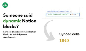 Notion2Sheets gallery image