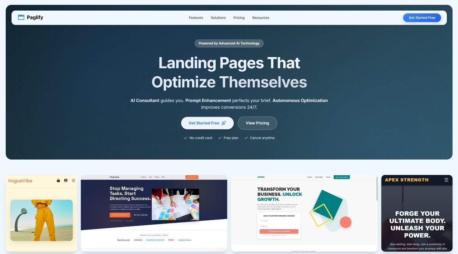 Paglify - Main product screenshot demonstrating key features and user interface