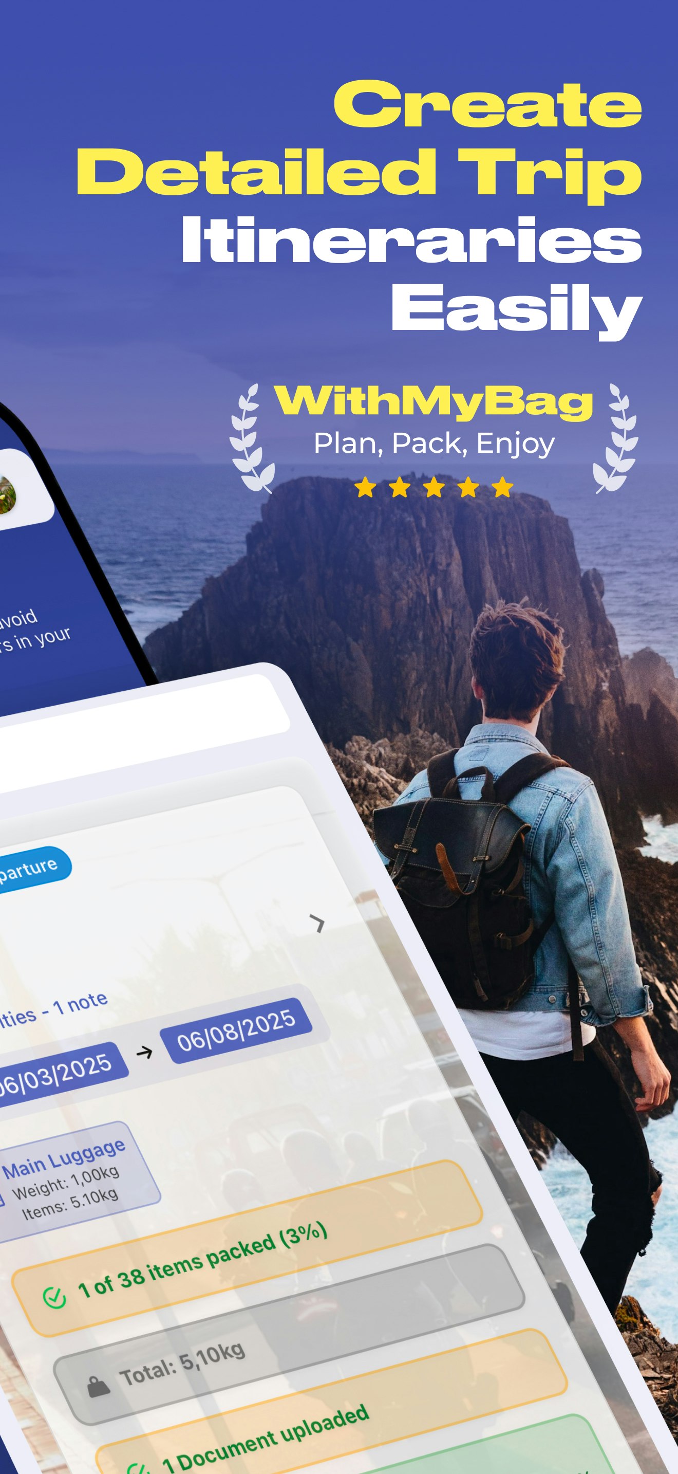 Mídia 2 de With mybag - O primeiro centro de viagem e planejador