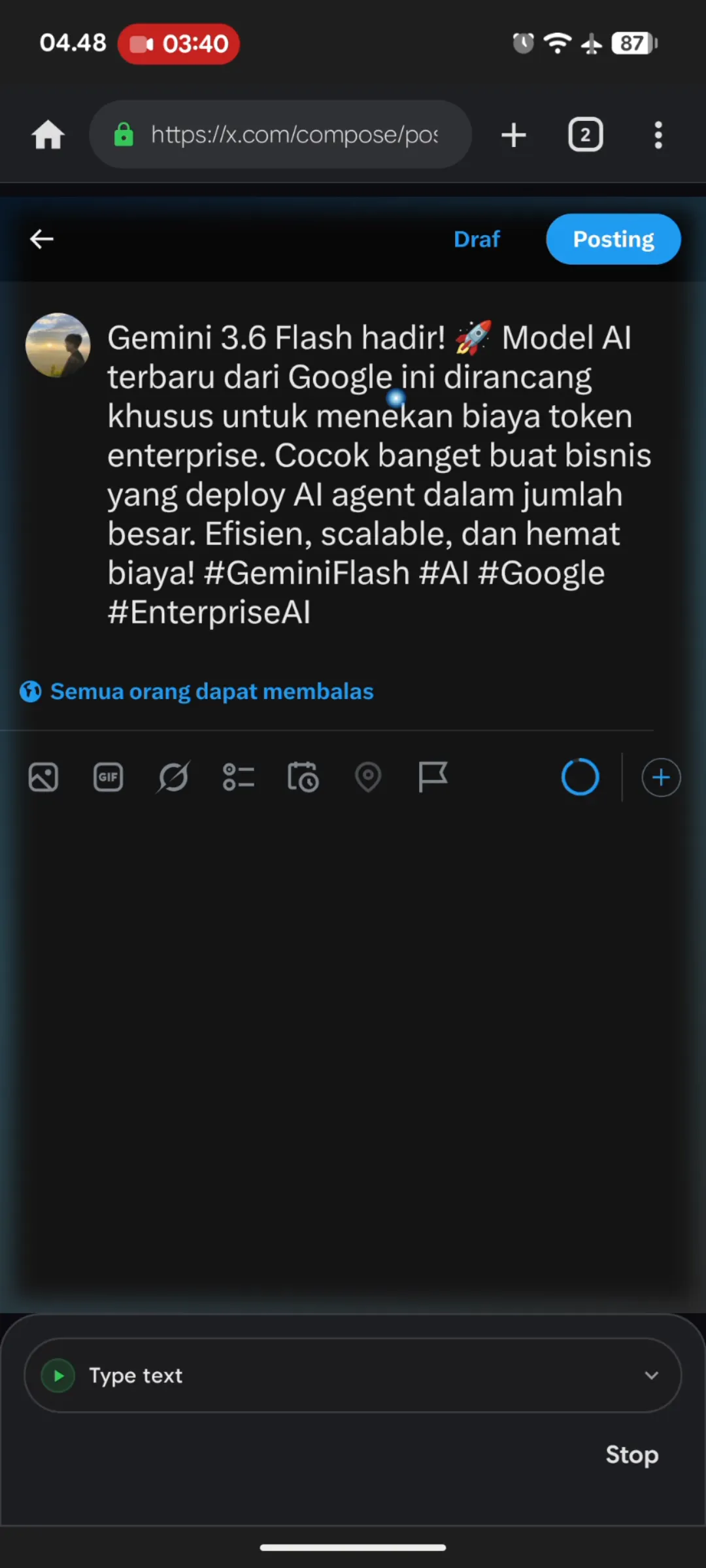 Amaya screenshot