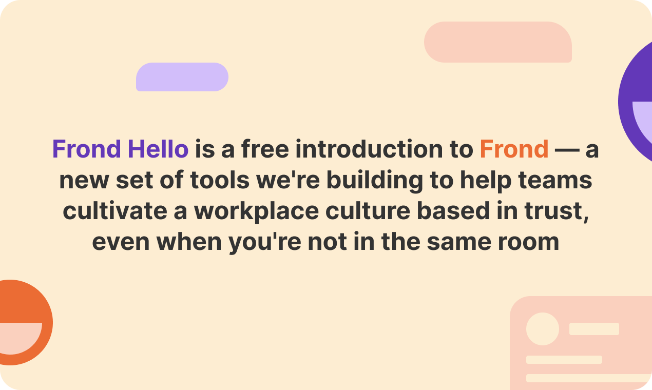 Frond Hello gallery image