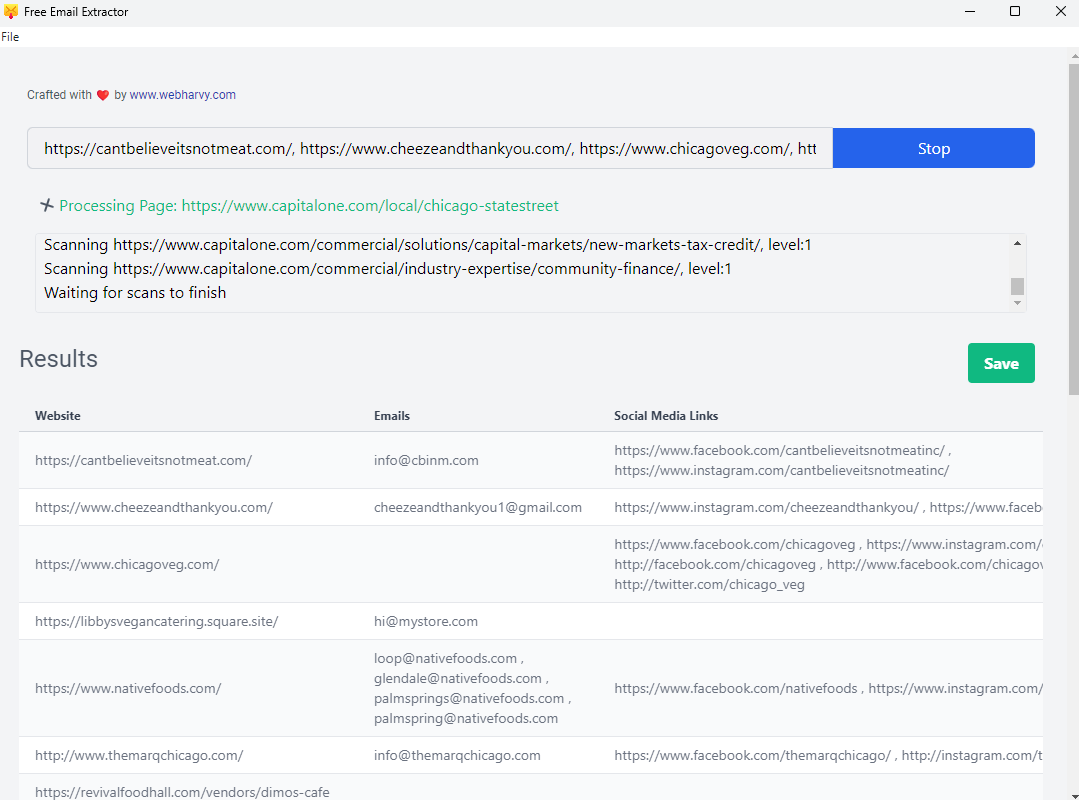 Free Email Extractor gallery image