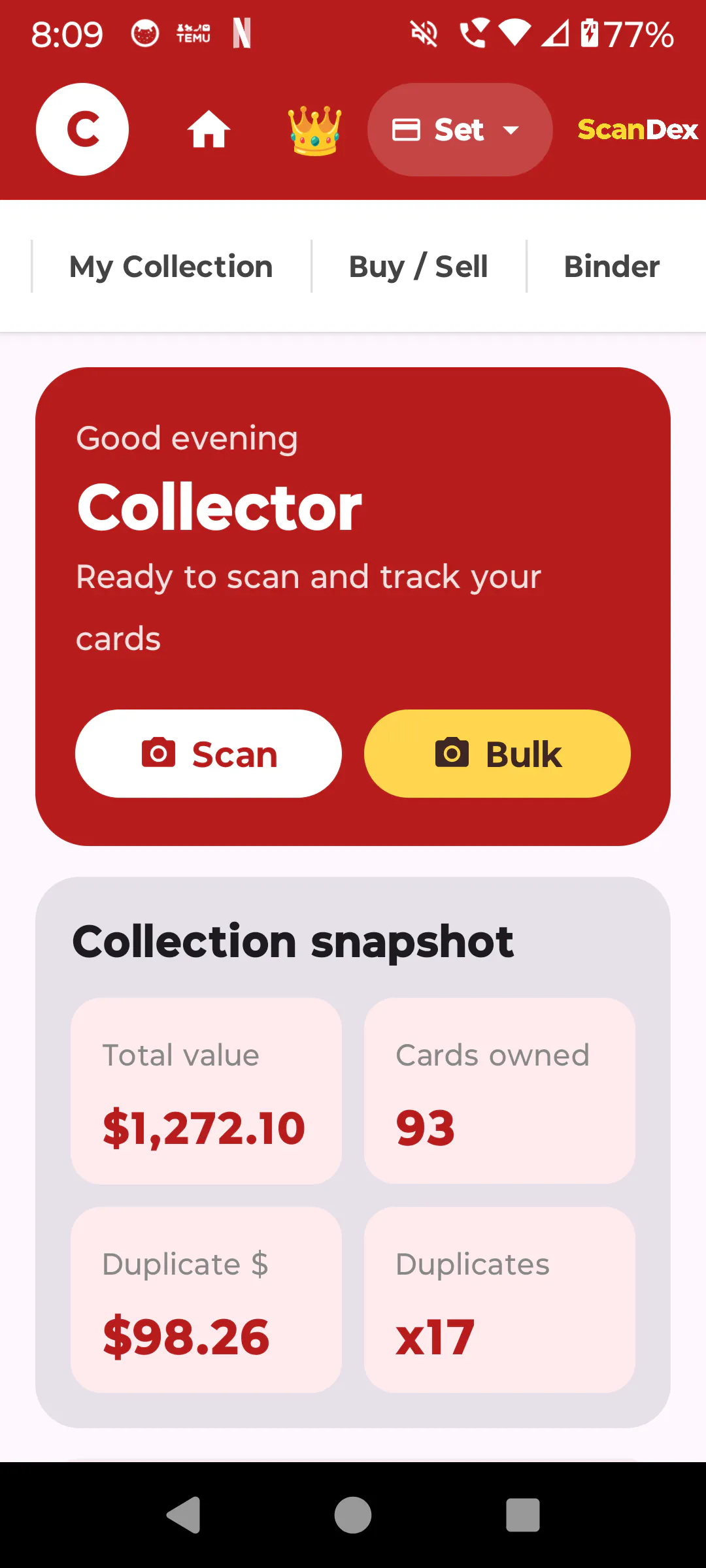 ScanDex - multi TCG scanner gallery image