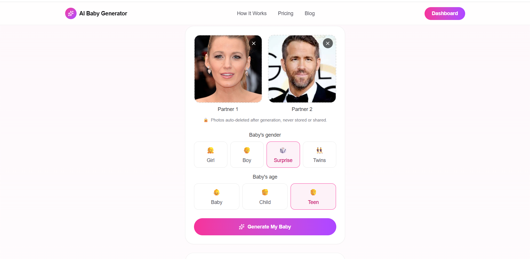 AI Baby Generator gallery image