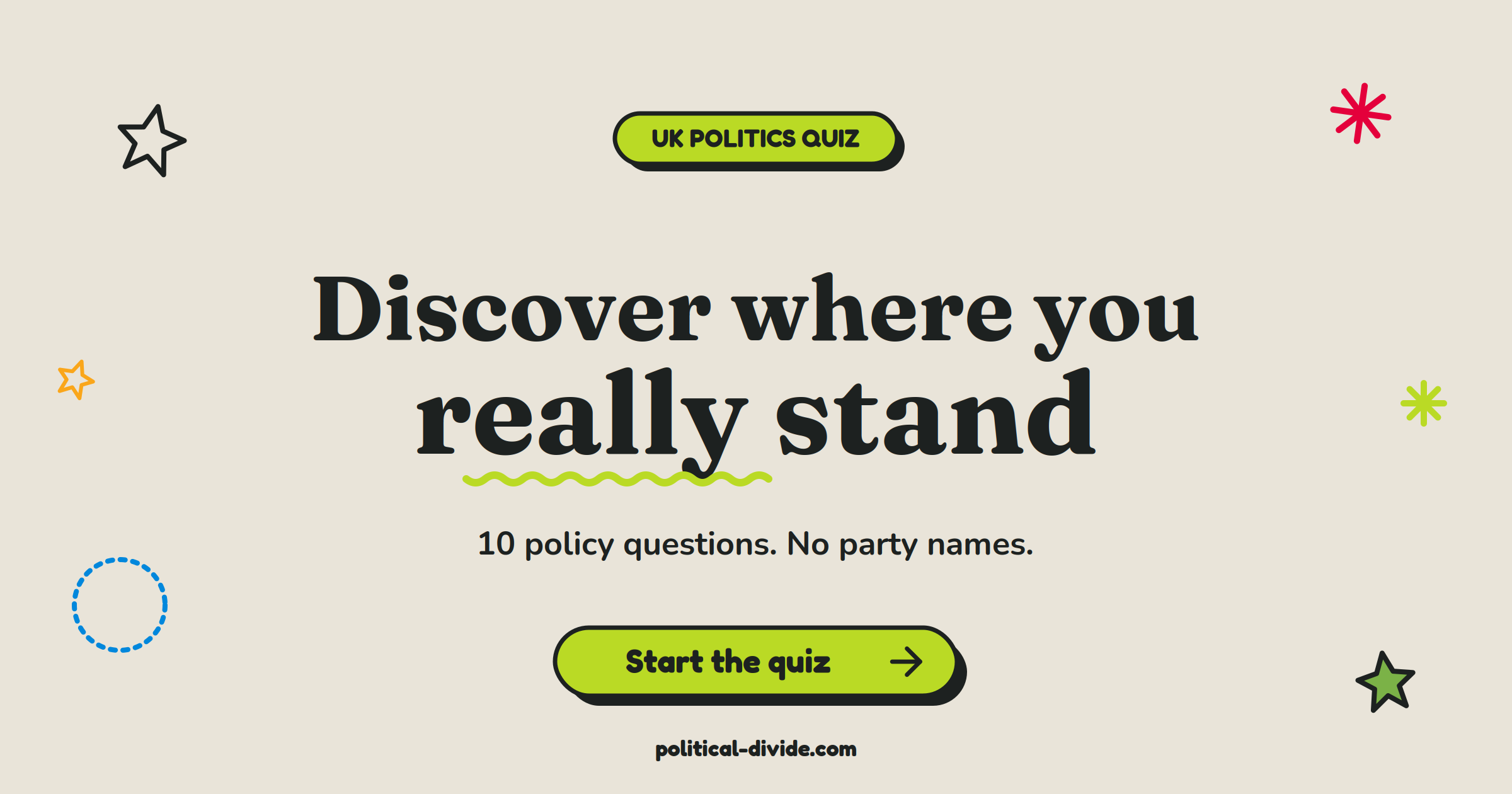 Political Divide UK Quiz gallery image