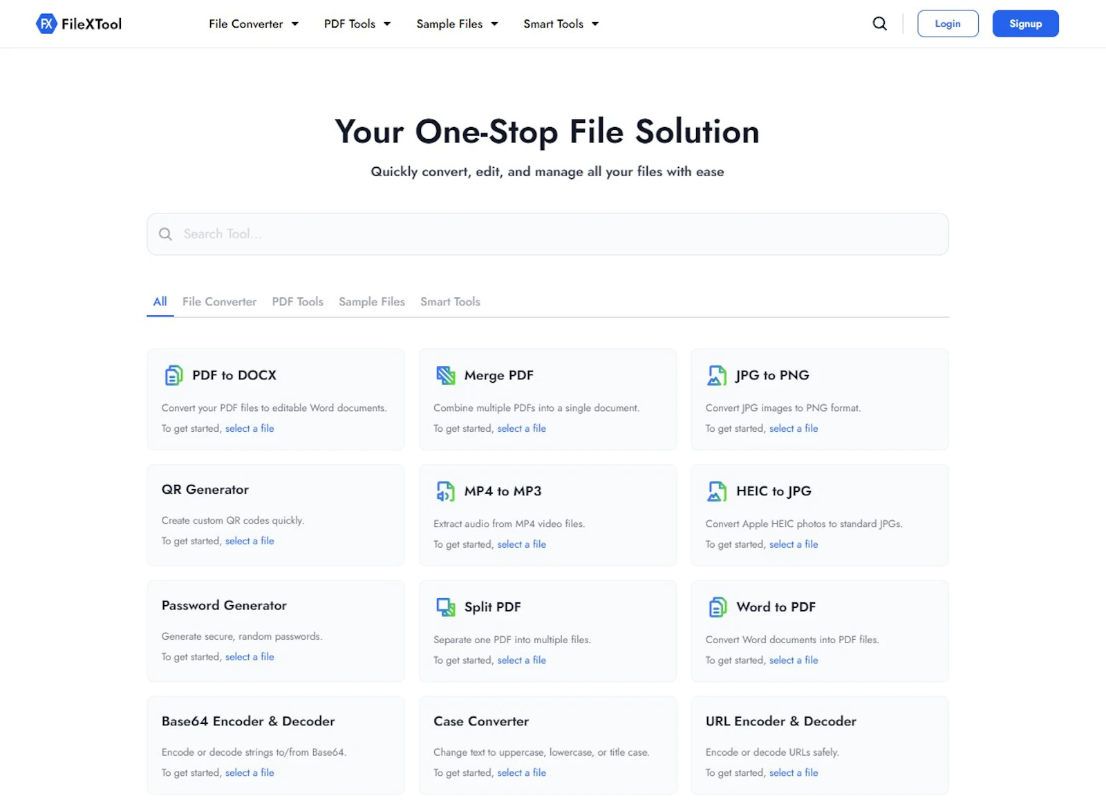 FileXTool screenshot 1