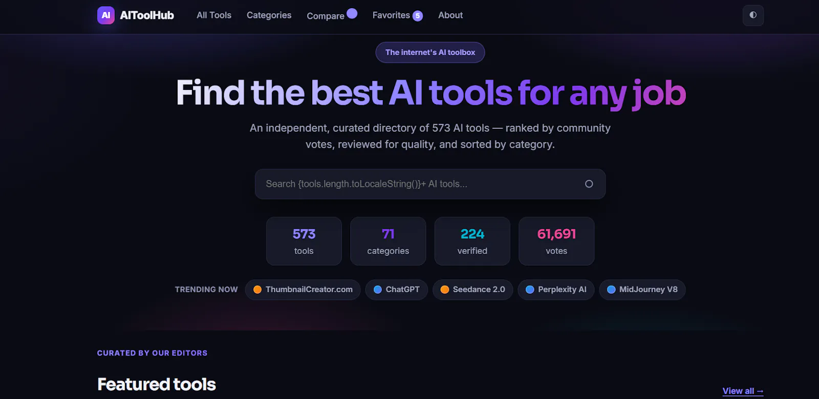 AIToolHub screenshot 1