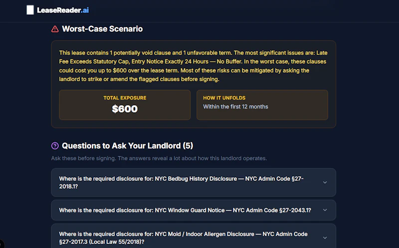 LeaseReader-ai screenshot 2