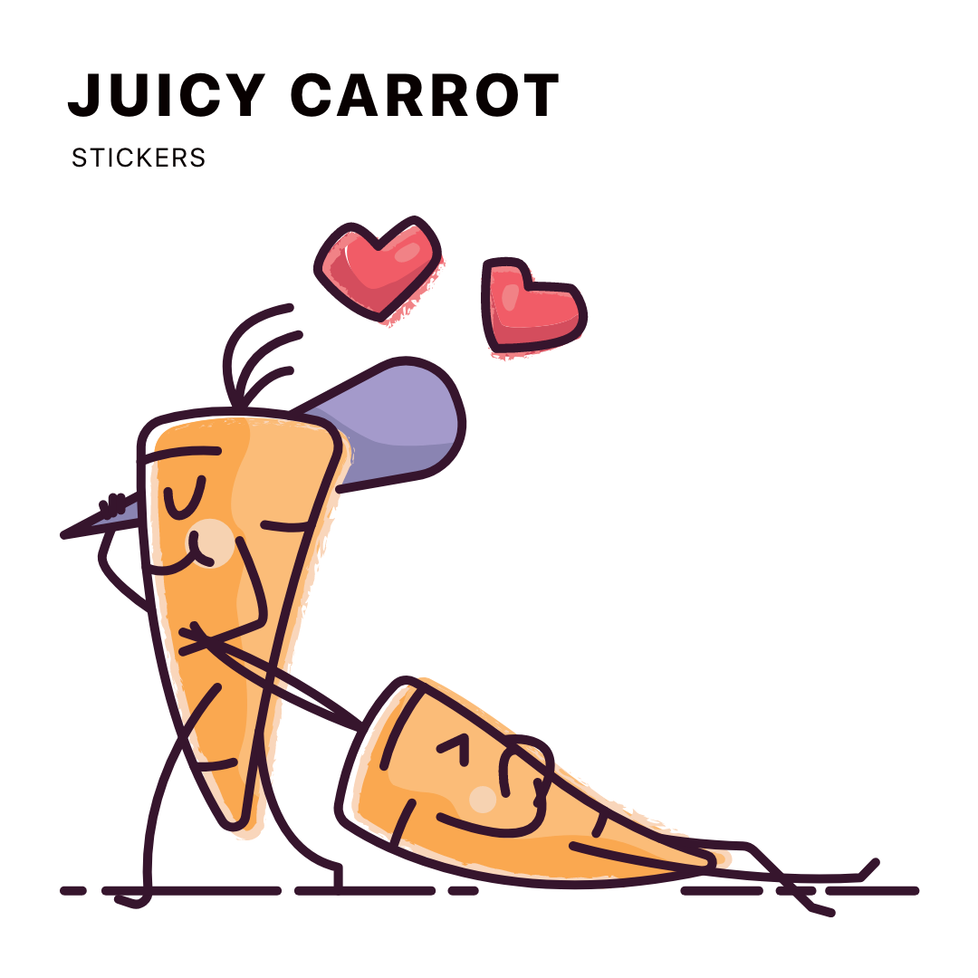 Juicy Carrot Stickers gallery image