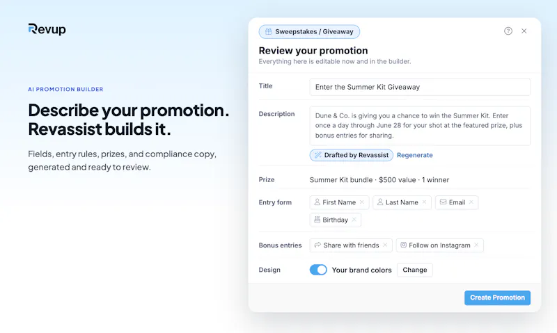 Revup screenshot 4