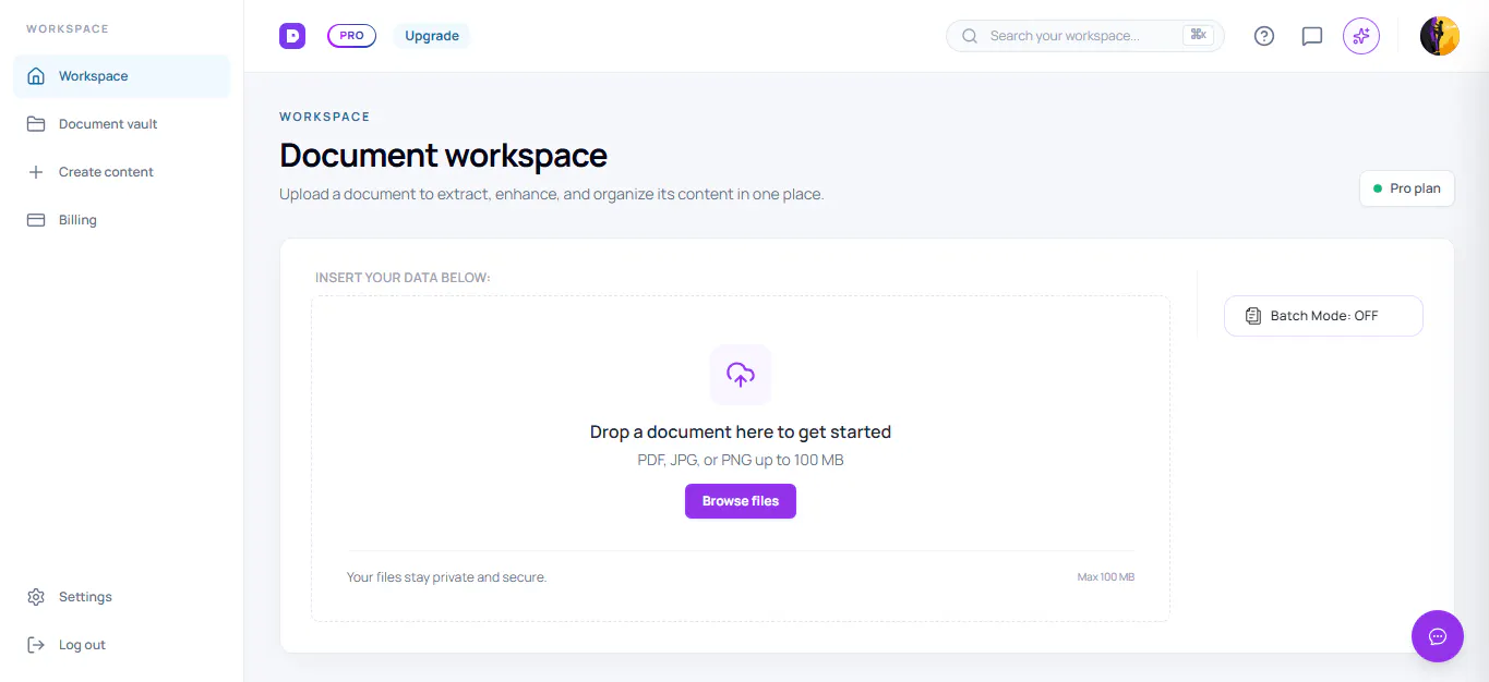 DocMind — AI Document Automation gallery image