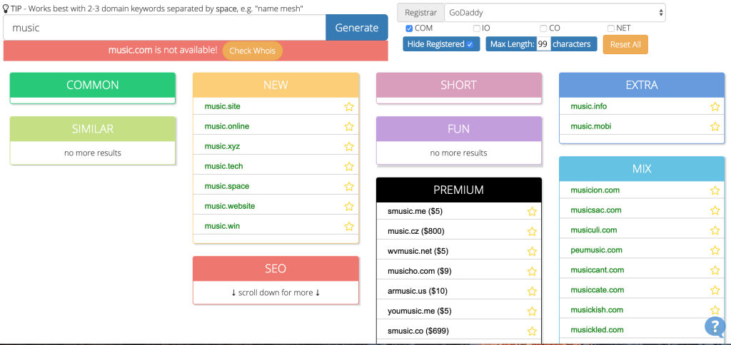 NameMesh gallery image