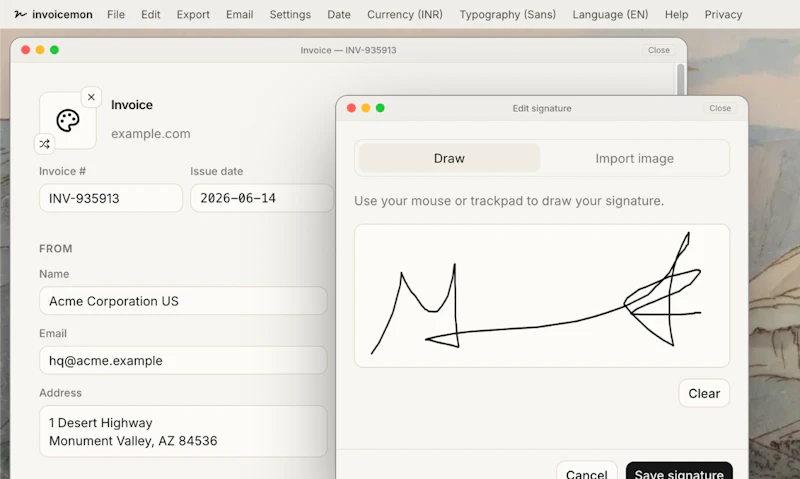 invoicemon screenshot 6