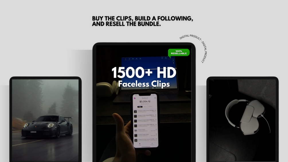 1500+ HD Faceless Clips gallery image