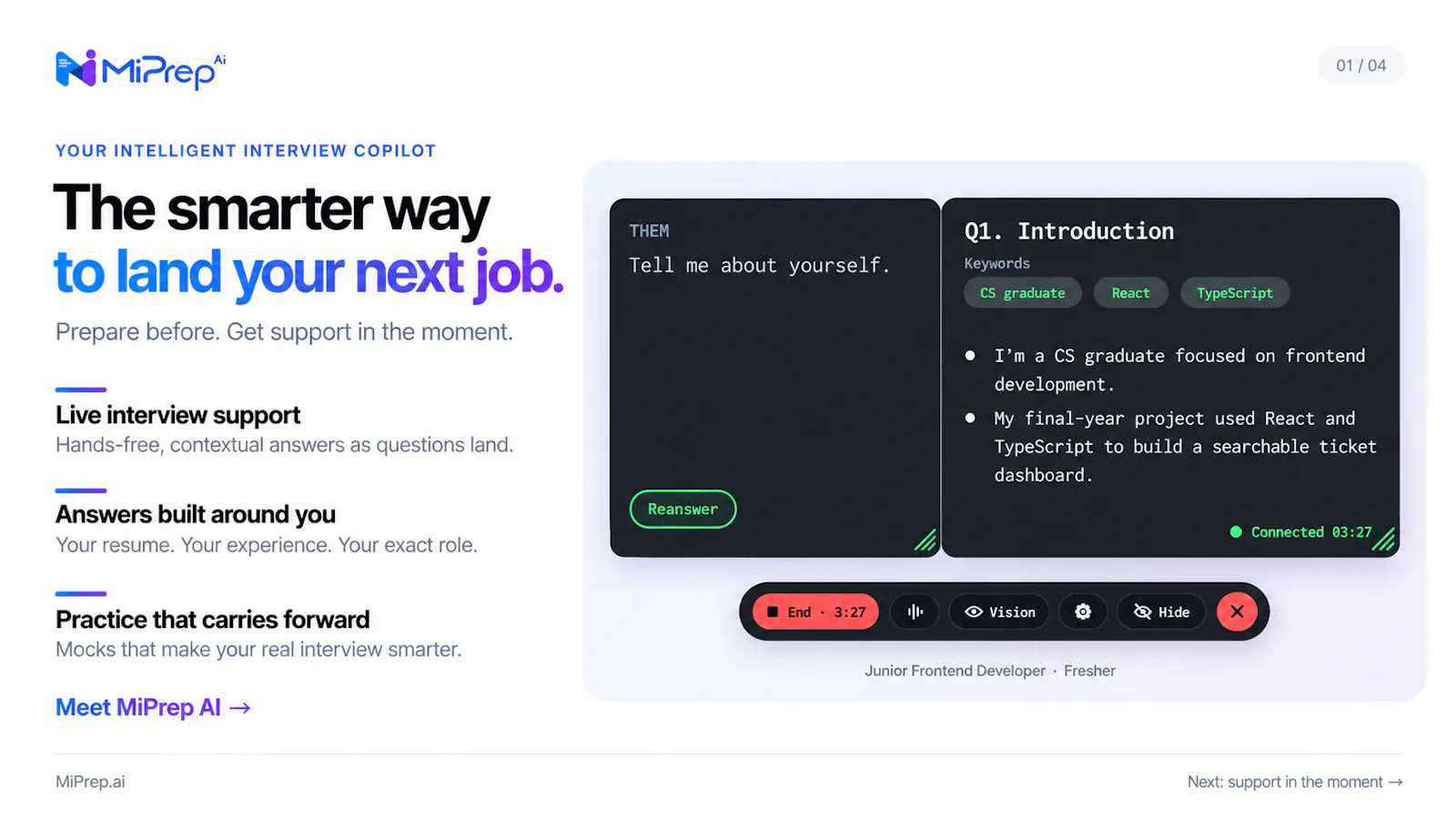 MiPrep AI screenshot 1