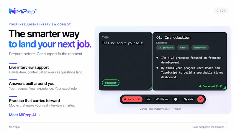 MiPrep AI screenshot 1
