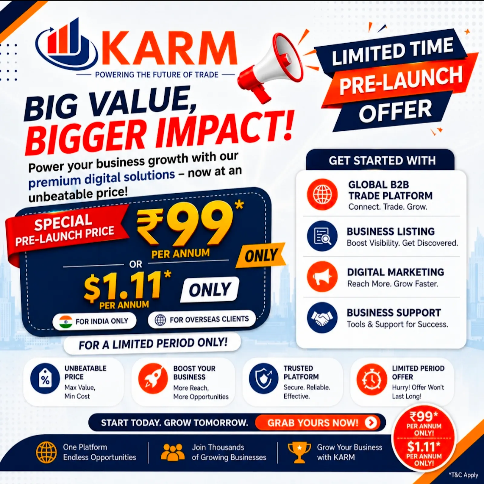 Buyers Free · Sellers from ₹99 screenshot 1