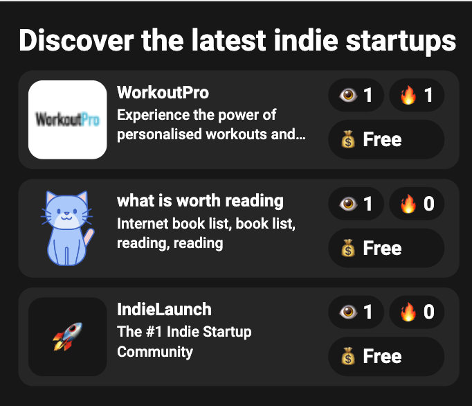 IndieLaunch - The #1 Indie Startup Community media 2