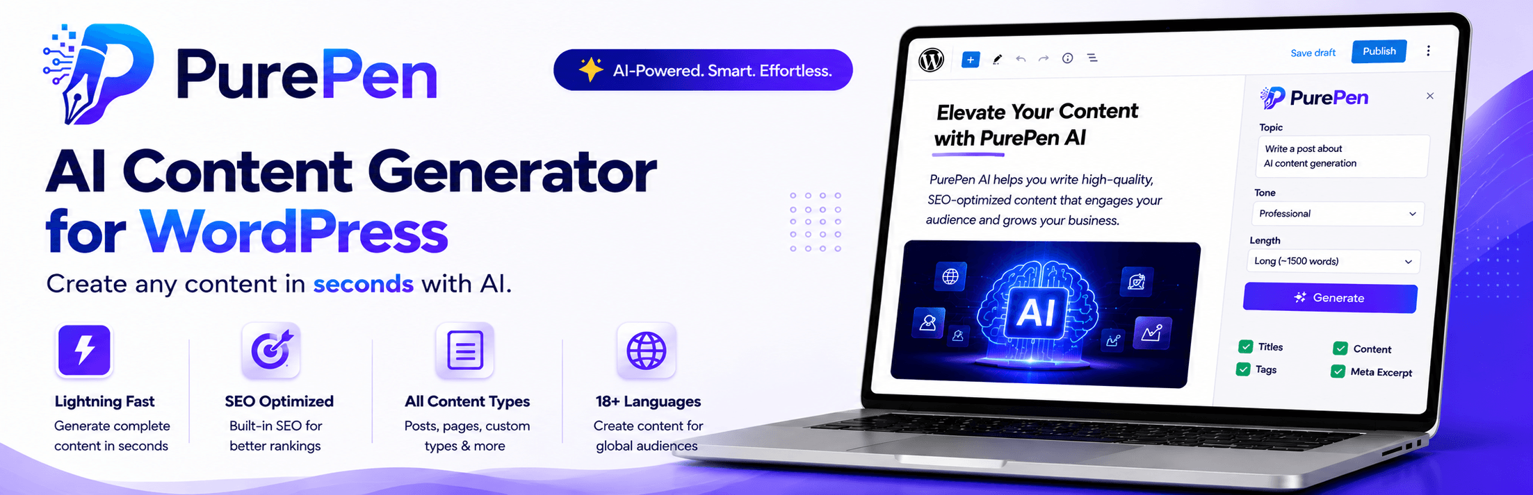 PurePen AI – AI Content Generator  gallery image